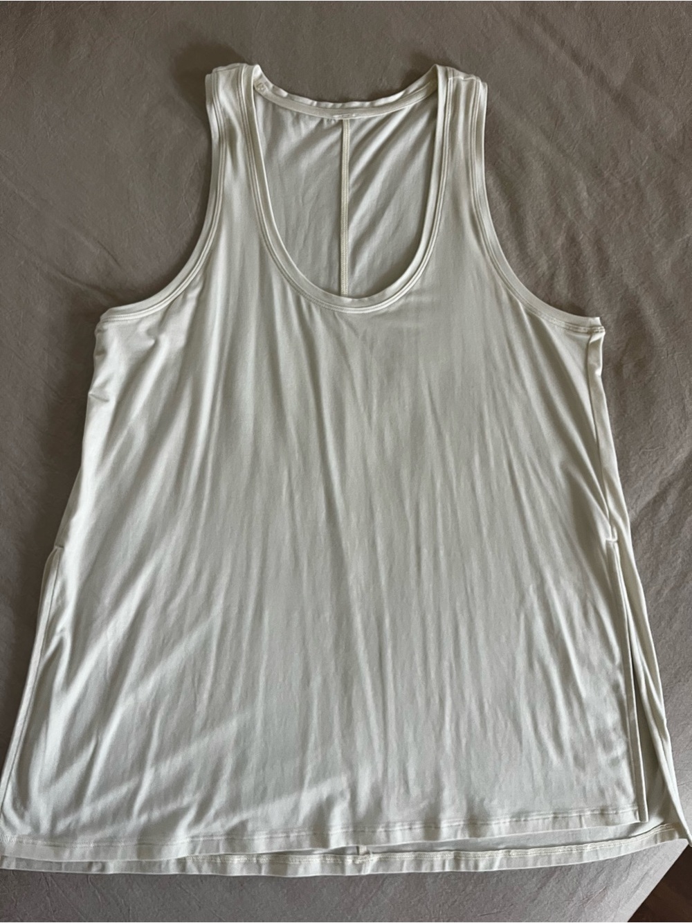 lululemon athletica White Relaxed Racerback Tank